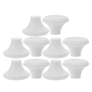 Toyvian 10pièces Manchons Thermomètre Silicone Résistants Chaleur pour Sonde de Cuisine Étanche Anti-poussière Protection pour Barbecue Four Boulangerie