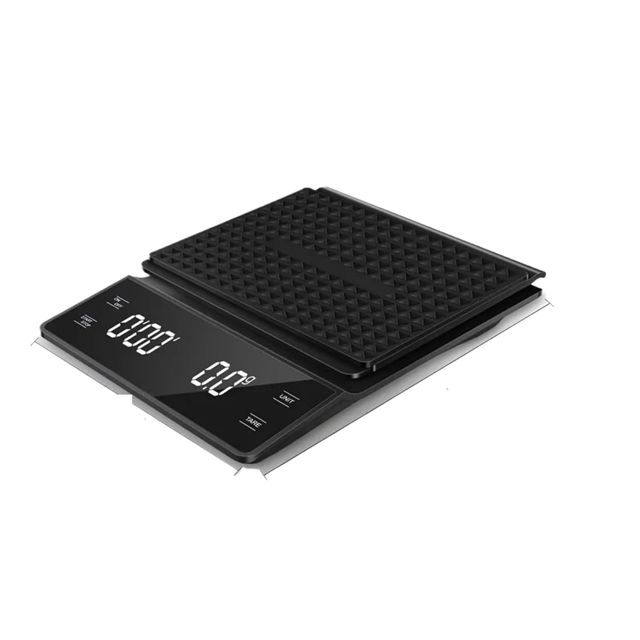 Balance numérique, Balance de cuisine numérique 3kg/0.1g, balance à expresso précision avec minuterie LCD