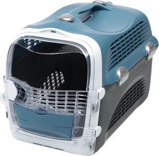 Catit – Cage de transport Cabrio pour chat,, bleu/gris