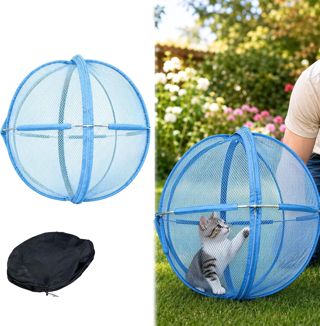 68CM Boule pour Chat Exterieur, Boule Chat Exterieur，A-