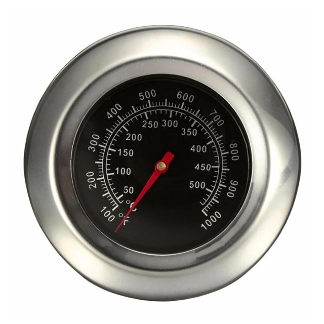 Thermomètre de Four en Acier Inoxydable, Large Plage de Température, Thermomètre à Viande avec Conception Portable pour la Cuisine et le Barbecue