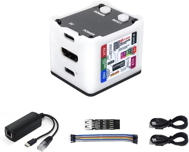Sipeed NanoKVM Full IP-KVM 1080P 60 fps, RISCV, 16 Go MicroSD, contrôle ATX