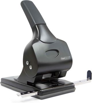 Rapesco 1631 HD865-P Perforatrice 2-Trous à Grande Capacité, Noir