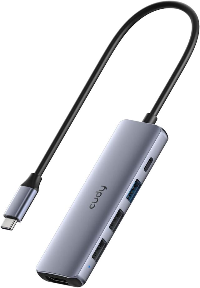 Cudy : adaptateur USB-C vers HDMI et hub USB-A 3.0 à 3 ports, UH405