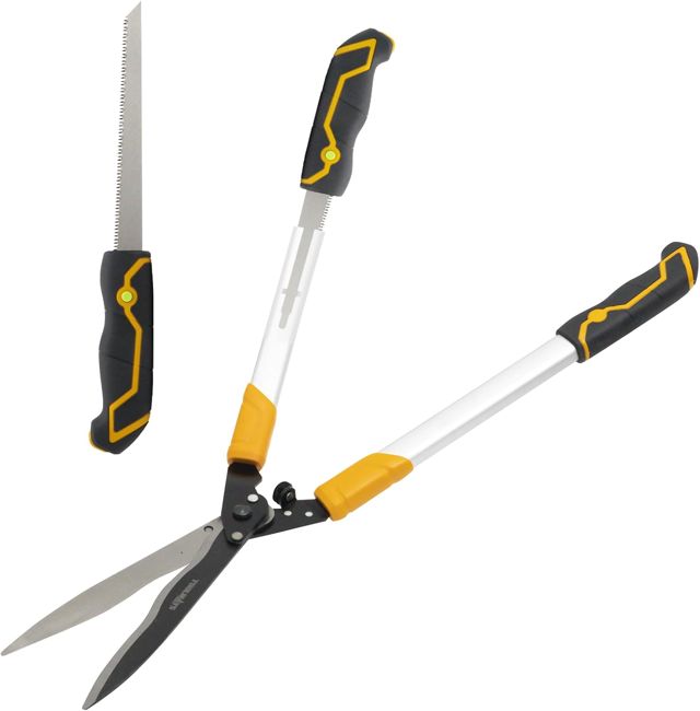 Cisaille à Haies 78cm Avec Scie à Main 21cm