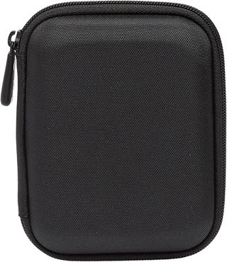 Amazon Basics Étui pour disque dur portable My Passport Essentiel, 12 x 9.3 x 1.6 cm, Noir