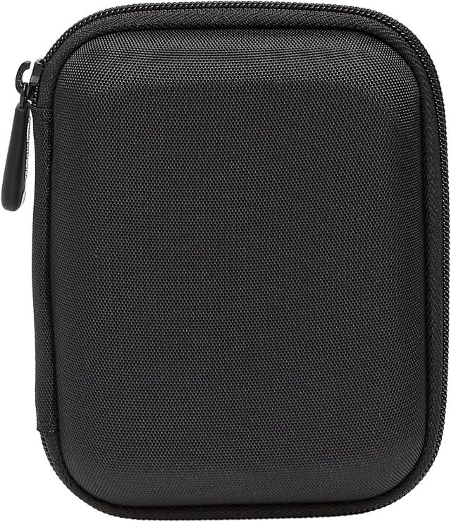 Amazon Basics Étui pour disque dur portable My Passport Essentiel, 12 x 9.3 x 1.6 cm, Noir