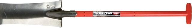 Polet 101384E Fiber 5001 Bêche Manche 380 x 140 mm, Rouge