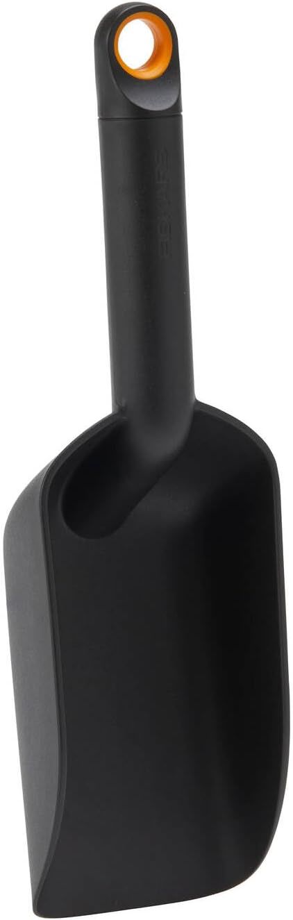 Fiskars Pelle à Main avec Bord Extra Haut, Longueur : 29,1 cm