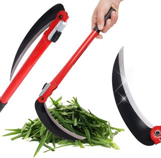 Faucille pliable de qualité supérieure - 40 cm - Pour tondre l'herbe, l'entretien du jardin, la survie
