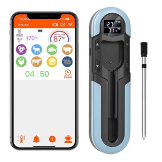 GALAX PRO Thermomètre Cuisine Sans Fil,Thermomètre à Viande