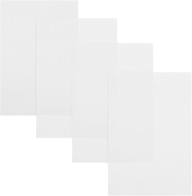 Cartes de Nettoyage Lecteur de Chèques 4 Pièces Kit Maintenance Rapide Compatible Scanners Bancaires Nettoyage Bureaux et Commerces