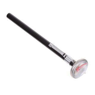 ibasenice Thermomètre pour Aliments Thermomètre à Eau pour Biberon, Acier Inoxydable et Plastique, Argenté, Résistant Chaleur et Corrosion, pour Lait Cuisine