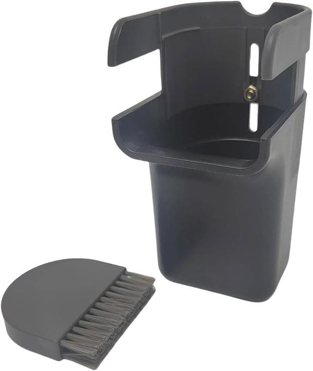 NUEAYMS Boîte de Rangement Multifonction de Bureau, Dispositif de Stockage de Petits Objets, Nettoyage de Bureau, Poubelle avec Brosse, Organisation de Bureau, de Fournitures de Bureau