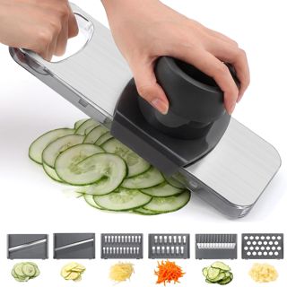 Oderra Mandoline Cuisine Multifonctions 6 Lames en Inox