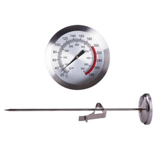 Acier Inoxydable Thermomètre Cuisine à Aiguille 21cm