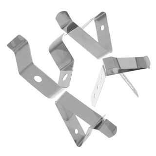Pince Thermomètre Viande Barbecue 4 Pièces en Acier Inoxydable