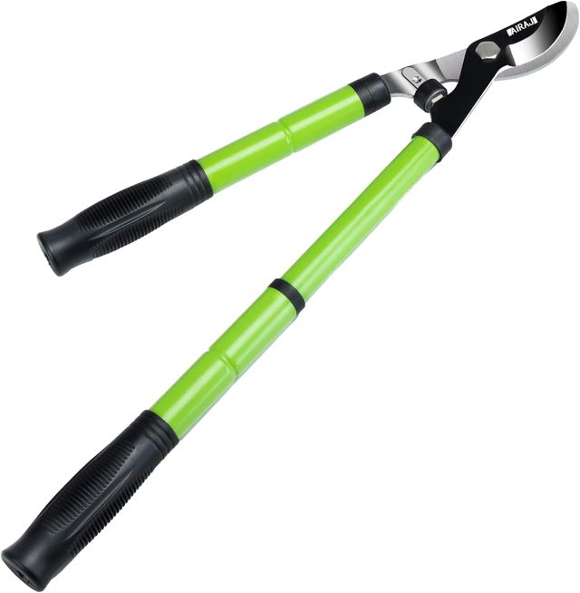 AIRAJ Coupe-branches Télescopique 43-60 cm, Lame en Acier SK5 Haute Carbone