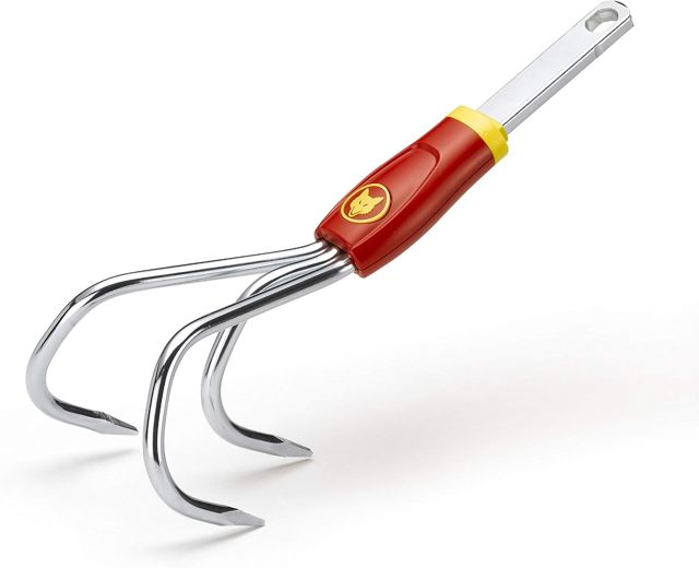 Outils Wolf, Griffe de Jardin 3 Dents Multi-Star, BAM Multicolore 12 x 12 x 19 cm Version Amazon Exclusive