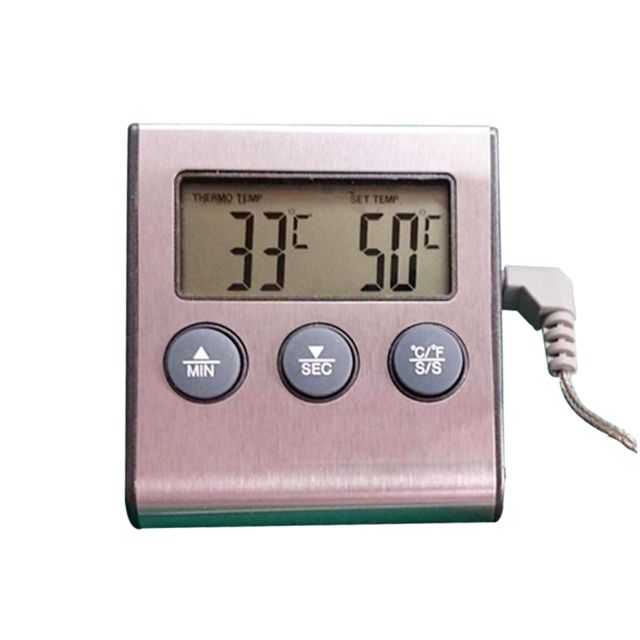 Thermomètre Alimentaire Viande Barbecue la Cuisine Four Ambiance Noël
