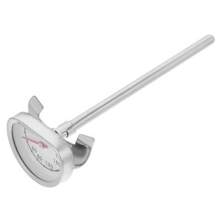 Thermomètre Cuisine pour Friture en Acier Inoxydable, Support Stable