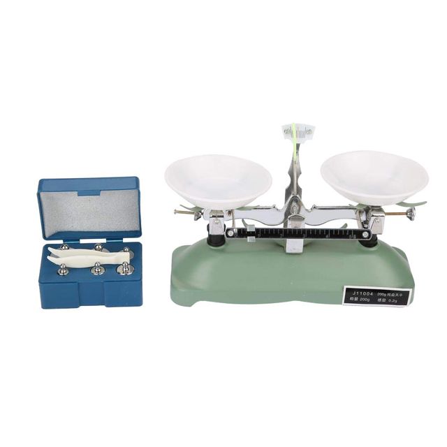 Tray Balance 200g Balance Mécanique Plateau 0 2g Principe Levier Mécanisme Roberval Avec Poids Pince Balance Laboratoire Physique Chimie Enseignement
