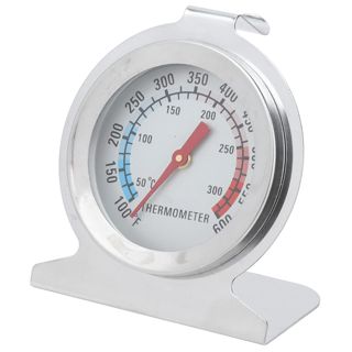 YWBL-WH Thermomètre de Four, Acier Inoxydable, Jauge Précise de Température des Aliments, Plage de 0 à 300 ℃ 100 à 600 ℉, Parfait pour la Cuisine et la Pâtisserie
