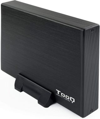 TooQ 2000GB TQE-3527B - Boîtier de stockage pour disques durs HDD de 3.5 "- (SATA I / II / III, USB 3.0)- aluminium- voyant LED- Noir- 350 grs.