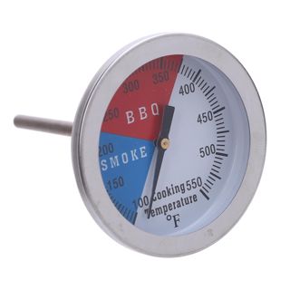 Haofy Thermomètre de Four en Acier Inoxydable, Jauge Précise de Température de Gril pour Barbecue, Cuisine et BBQ 100-550 °F