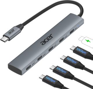 Acer Hub USB C 10Gbps avec Type-C PD 100W 5 EN 1 [Pas de Sortie Vidéo]