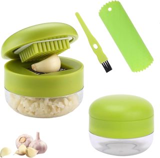 Presse-ail, coupe-ail en 3 parties avec design amovible