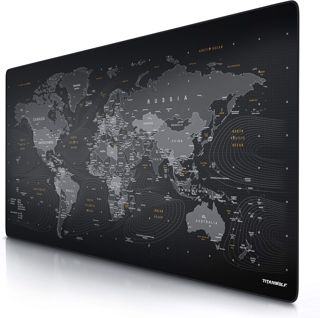 Titanwolf Tapis de Souris de Jeu en Titanwolf 1200 x 600 mm XXXL avec Motif sous-Main Grande Taille – Améliore la précision et la Vitesse XXL par Exemple pour Souris et Clavier Logitech