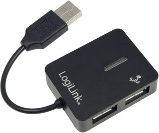 LogiLink Smile Hub USB 2.0 4 Ports Noir