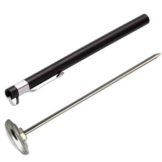 Veemoon 1pièce Thermomètre Alimentaire Acier Inoxydable de Cuisine Mini Thermomètre à Mousser le Lait Lecture Rapide sans Batterie pour Maison et Restaurant