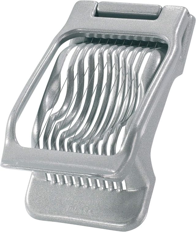 Westmark Coupe-Œuf à Tranches Rondes et Ovales, Fils de Coupe en Acier inoxydable à tension individuelle, Aluminium/Acier inoxydable, Duplex, Gris, 10202260