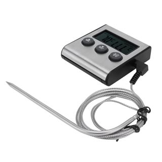 Thermomètre à Viande Numérique Aimanté Sonde Pliable Cuisine