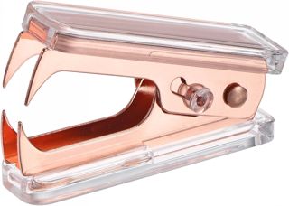 sourcing map Agrafeuse Outil Outil Agrafeuses Extracteur Rose Or