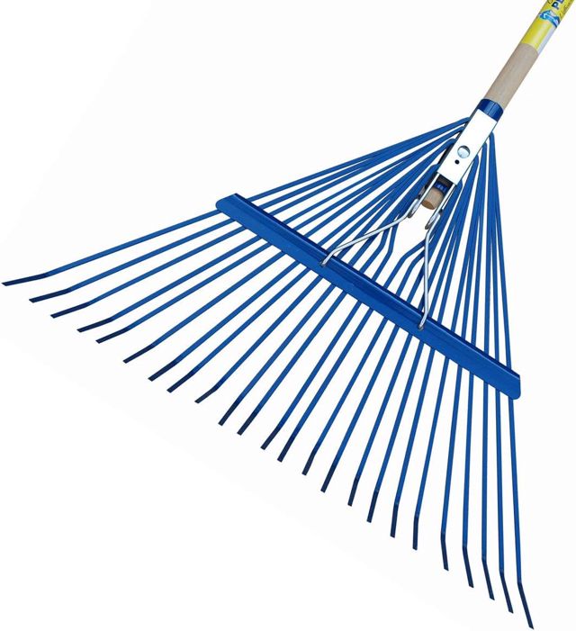 Outils Perrin Balai à Gazon Large à Ressort sans Manche, 60cm Largeur