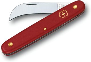 Victorinox Couteau de Jardin Serpette XS, 1 Fonction, Lame Courbe 51 mm