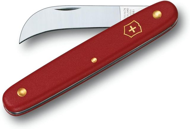 Victorinox Couteau de Jardin Serpette XS, 1 Fonction, Lame Courbe 51 mm