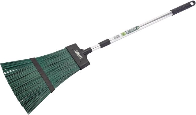 Draper 28160 Balai télescopique en Alu, Vert, 320mm x 320mm