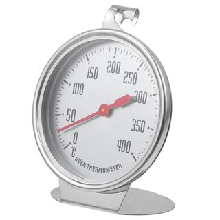 TOYANDONA Thermomètre de Cuisson à Cadran Analogique en Acier Inoxydable 400℃ pour Four Domestique, Mesure Précise et Performance Stable Cuisine à Domicile