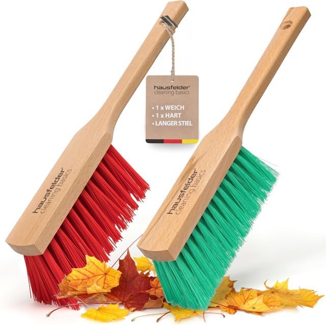 Hausfelder Set de 2 balais à Main pour extérieur,