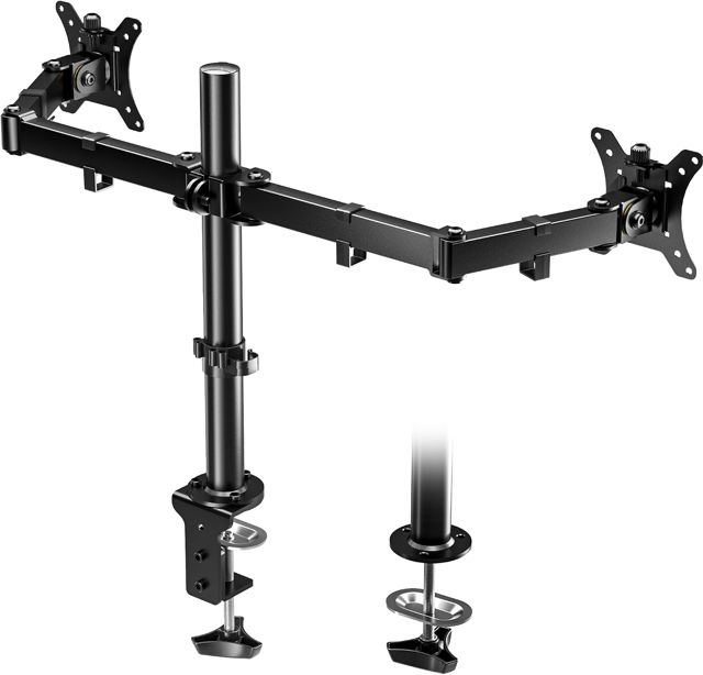 BONTEC Support Ecran PC 2 Ecran 13-30 Pouces, 8 kg par Bras
