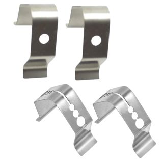 PRETYZOOM 4pièces Pince pour Thermomètre à Viande Support Acier Inoxydable pour Sonde de Thermomètre de Cuisson Accessoires de Cuisine