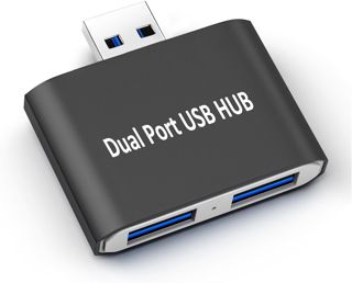 Hub USB, extenseur USB, adaptateur USB 2 ports USB 3.0 mâle vers 2 USB 3.0 femelle, convertisseur d'extension pour ordinateur portable, MacBook, ordinateur de bureau, compatible avec clé USB,