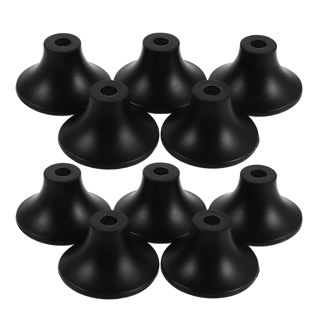 TOYANDONA 10 Pièces Gaine de Protection en Silicone Noire pour Sonde de Thermomètre, Étui Souple et Étanche 3,8x2,5x0,6cm Cuisine et Transformation Alimentaire