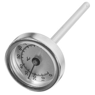 Amosfun Thermomètre Électrique en Acier Inoxydable pour Bouilloire, Thermomètre Alimentaire Précis, Moniteur de Température Portable, Ustensile Cuisine pour Cuisson et Pâtisserie