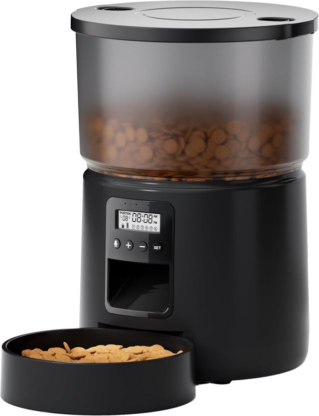 Distributeur Croquettes Chat Automatique avec Minuterie Programmable
