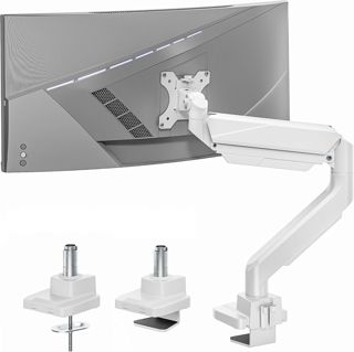 ARES WING Bras écran pc 17-49 Pouces Charge 18kg VESA 75/100mm Blanc